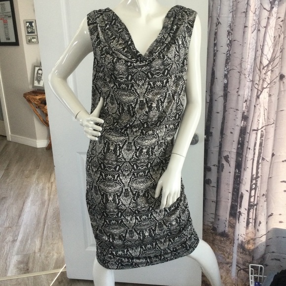 Jules & Leopold leopard print dress rouch sides XL - Picture 1 of 5